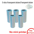 Mini Printer, Portable Thermal Photo Printer, Inkless Sticker Maker Machine for Notes, Photos, Stickers, Labels