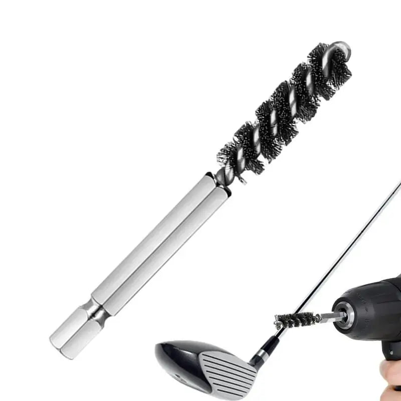 Golf Clubs Head Hosel Brush Golf Club Brush Wire Brush Cleaning Polishing Tool Electric Drill Wire Brush for Iron and Wood Hot