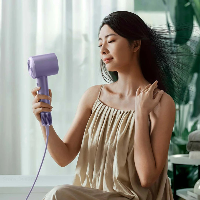 2024 XIAOMI MIJIA H701 High Speed Water Ion Hair Dryers 65m/s 1600W 110000 Rpm Professional Hair Care Quick Drye Negative lon