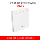 Szaoju Wifi Wireless Remote Switch Tuya Smart Life Home APP + RF 433Mhz Relay Timer Module Wall Lamp Switch AC110V- 220V