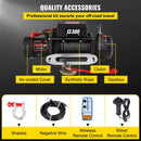 VEVOR 12V 13500 LBS Electric Winch 27M/92FT Synthetic Tow Rope Lifting Treuils Hoist for 4X4 Car Trailer ATV Truck Off Road Boat