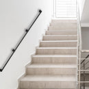 2.44m/8ft Handrail Stair Railing Wall Mount Hand Rail with Installation Kit
