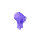 Gobricks GDS-925 Technical, Pin with Friction Ridges Lengthwise and Pin Hole compatible with lego 15100  DIY