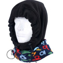 Winter Adjustable Windproof Hat Thermal Fleece Face Mask Hood Beanies for Cold Weather Warmer Full Face Ski Mask Caps