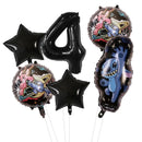 6pcs Disney Lilo & Stitch Party Balloons Stitch 32" Number Balloon set Baby Shower Birthday Party Decorations Kids Toy Gifts