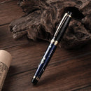 New HongDian Hand-Drawing Fountain Pen Blue Magpie Nib Fountain-Pens Gift Office Business Writing Stationery Supply