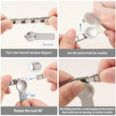 FUNIQUE Romantic Christmas Tree Snowman Sleigh Garland Italian Charm Links Fit 9mm Bracelet Stainless Steel DIY Jewelry Making