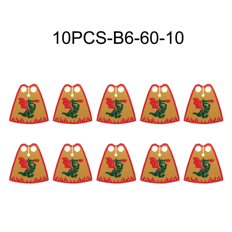 MOC Medieval Accessories Series Building Blocks Military Army Soldier Armour Shield Helmet Sword Crown Weapon Knight Bricks Toys