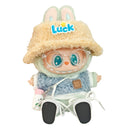 17cm Mini Doll Clothes Hat Glasses Shoes Outfit Accessories Fashion Clothes Doll Cute Clothes Dolls Accessories