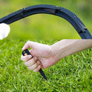 Pack of 20 Tent Nails Plastic Sand Ground Peg Fixing Garden Travel Camping Stakes Pins Support Nail Gardening  Black