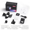 Ulanzi L2 RGB Mini Magnetic Video Light for Gopro Hero 12 11 10 9 8 7 6 DSLR LED Camera Light With Honeycomb Diffuser lamp Kit