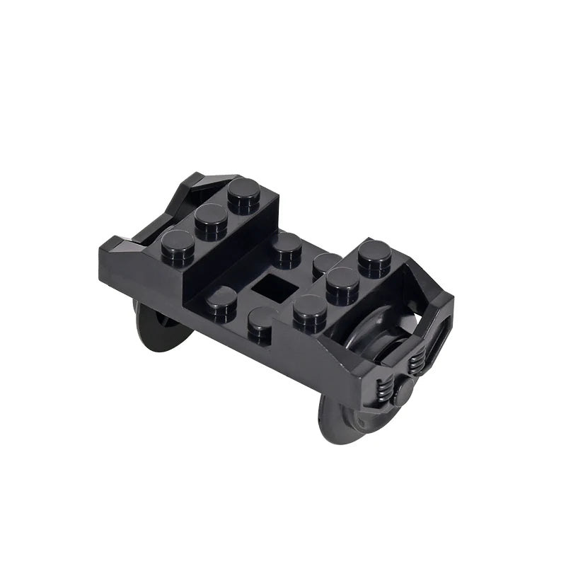 MOC City Creative Idea Technical Train Base Wheel Carriage Building Blocks Bricks Assembled DIY Toys for Kids Christmas giftS