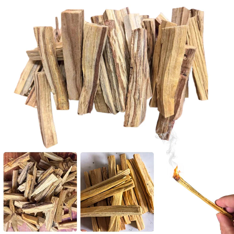 Palo Santo Sticks Natural Incense Sticks Scented Aroma Sticks Purifying Healing Stress Relief Smudge Sticks for Home