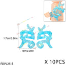 10PCS Special Effects Pieces Arm Fist Wind Lightning Leg Flames Assemble Scene Bricks Weapons Accessories Kids Toys