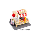 MOC City Building Blocks Accessories Mahjong Machine Plant Sofa Bed Piano Refrigerator Kitchen Toy Brick Florist Bar X009 TV Set