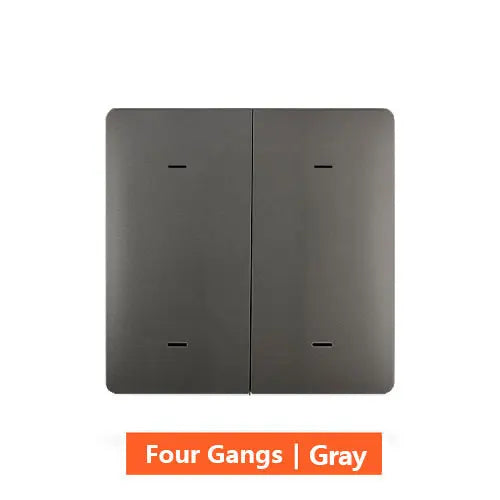 Benexmart Zigbee Wireless Switch 1 2 3 4 Gangs Scene Control Smart Home Devices Works with Tuya Click On Off Scene Switch Black