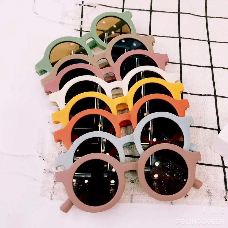 Children Sunglasses Cute Round Sunglasses for Kids Girls Boys Sun Glasses UV400 Protection