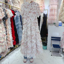 Quality Brand Designer Summer Holiday Layers Ruffles Cake Dress Women Long Maxi Prom Dresses Evening Midi Tulle Vestidos