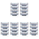 8-48pcs Stainless Steel Shaver Cutting Head 3 Layer Safety Razor for Gillette Mach 3 Replacement Refills Manual Razor Blades Gif