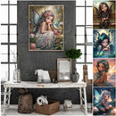 5D DIY Full Square Drill Diamond Painting Elf Character Series Home Art Craft Diamond Painting Home Decoration New Year Gift