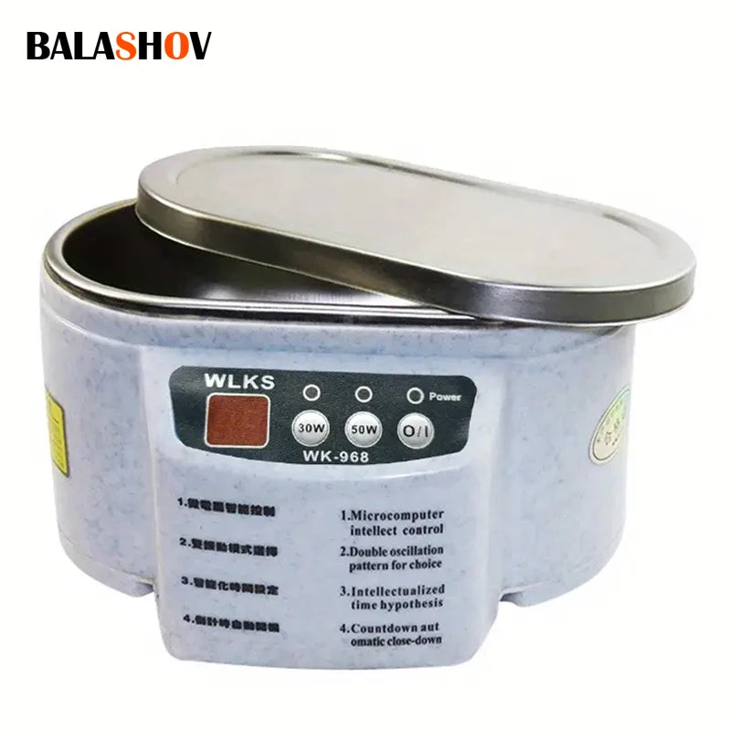 628ml Ultrasonic Cleaner Ultrasonic Bath for Jewelry Parts Glasses Circuit Board Cleaning Machine Ultrasound Jewelry Cleaner