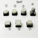 10Sets Momentary Tactile Button 4PIN SMT/DIP 12X12mm H=9.8/9/16.8mm With Cap Tact switch Push Button Switch Micro Key Button