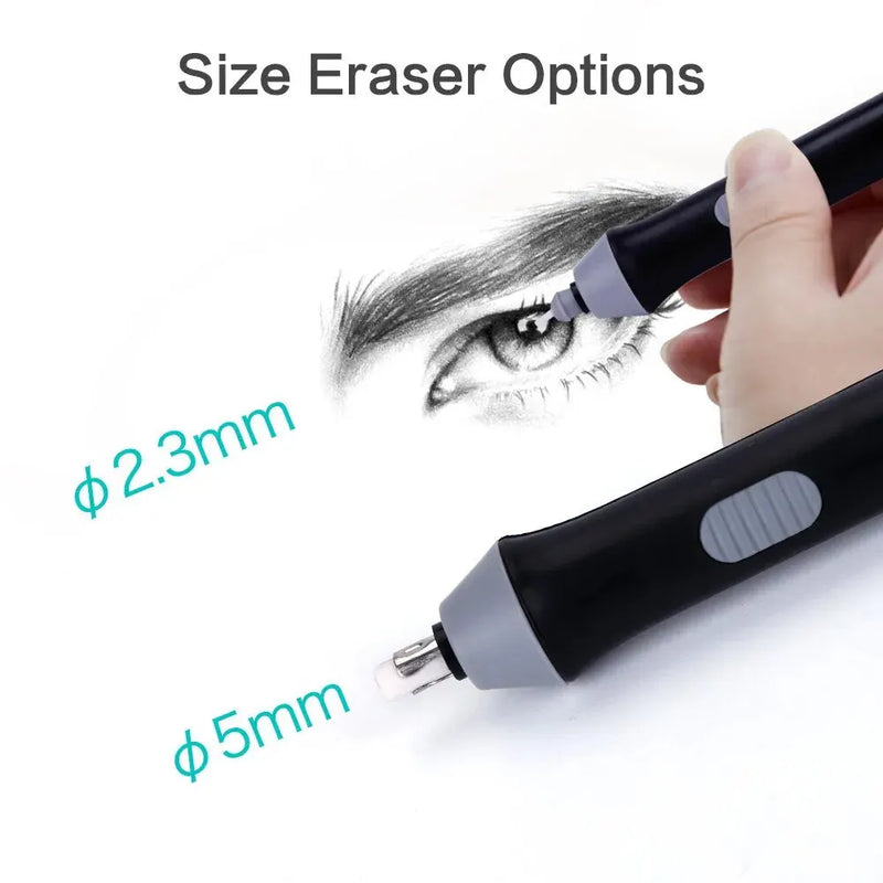 Tenwin Electric Eraser Sketch Eraser School Stationery Supplies Fine Art Painting Automatic Stationery Gifts