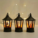 1pc Halloween Pumpkin Lantern LED Electronic Candle Easter Party Layout Decoration Ornaments Pagoda Wind Lamp Hanging