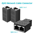 RJ45 Coupler Cat6 Cat5e Ethernet Cable Extender Adapter 1000Mbps LAN Connector In Line Coupler Female To Female