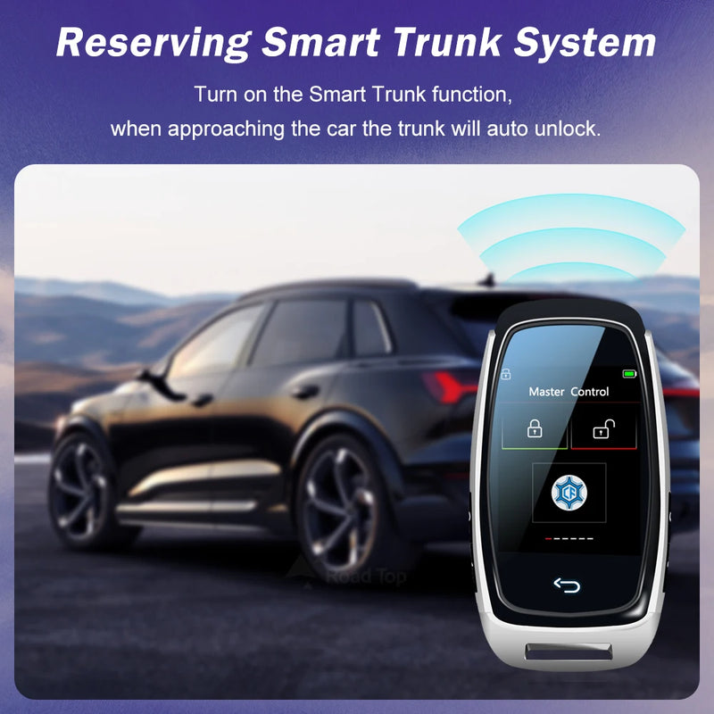 2024 New Universal LCD Smart Key APP Customized Wallpaper For BMW/Audi Cars LCD KEY Comfortable Entry Auto lock