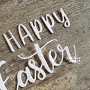 Catlove Happy Easter Word Metal Cutting Dies Scrapbooking Mold Stencil Die Cuts Card Making DIY Craft Embossing New Dies For