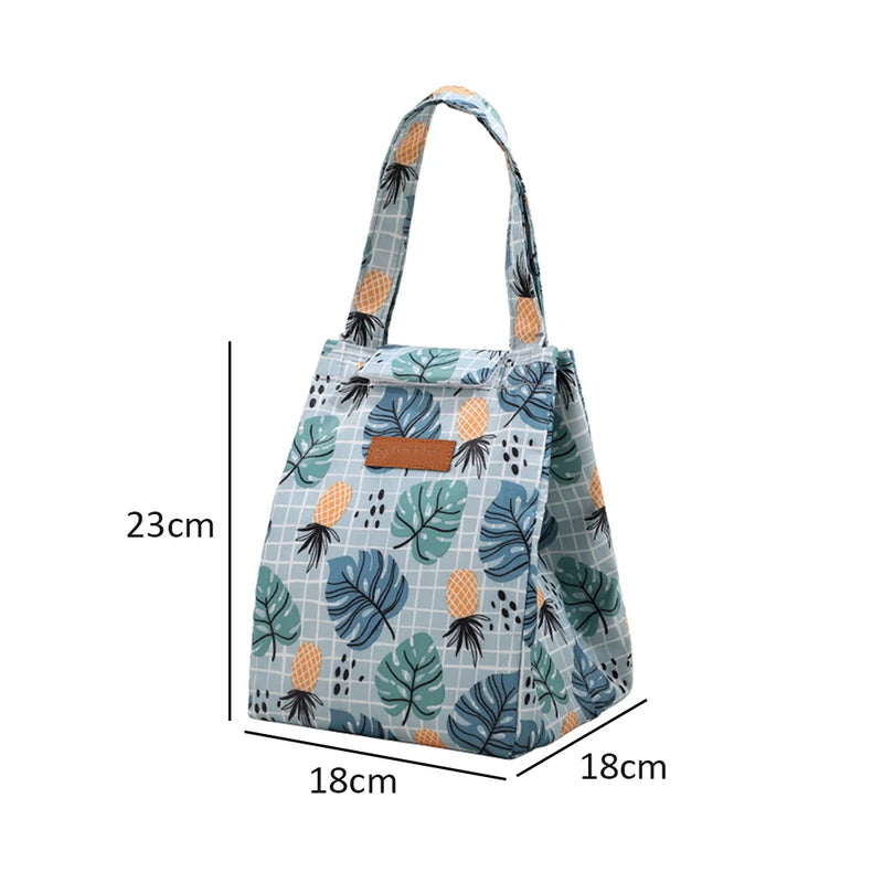 Insulated Thermal Lunch Bags For Men Women Breakfast Lunch Box Organizer Waterproof Camping Food Drink Cooler Bag Picnic Travel