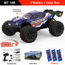 Teeggi 1:14 High Speed Rc Off-road Car 4WD 100KM/H Brushless motor 3S Remote Control Drift Racing Cars Toys For Childrens Gift