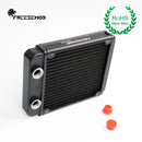 FREEZEMOD water cooler aluminum radiator threaded mouth tight 17 crest fins ROHS certification.  SR-L120G14