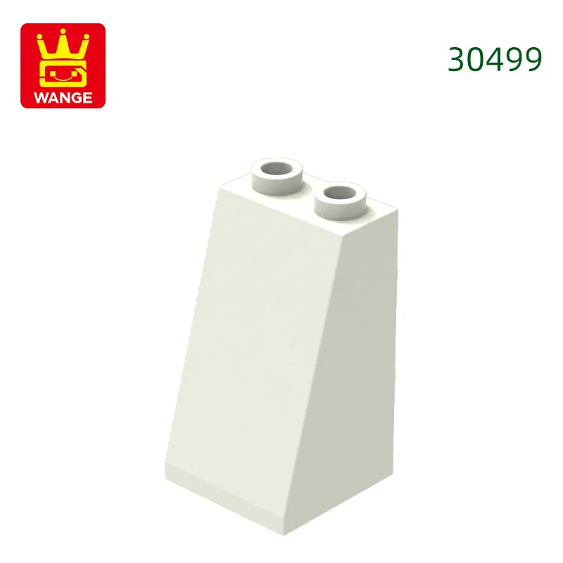 Wange 34Pcs/Lot 30499 2x2x3 Slope Building Block Moc Accessories Compatible with Brick DIY Construction Children Toys Gift Box