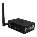 Orange Pi 5 Pro Case Metal Shell Cooling Fan Optional Antenna Copper Heatinks Active Passive Heat Dissipation Enclouse for OPi 5