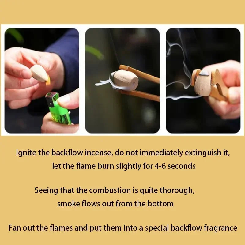 Creative Backward incense A mixture of aromas for Indoor aromatherapy Purification Pray for good luck