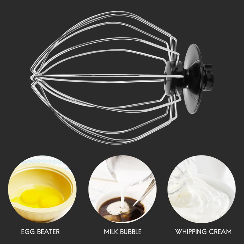 Stainless Steel Balloon Wire Whip Mixer Attachment for EPRO Flour Cake Balloon Whisk Egg Cream Kitchen Tool