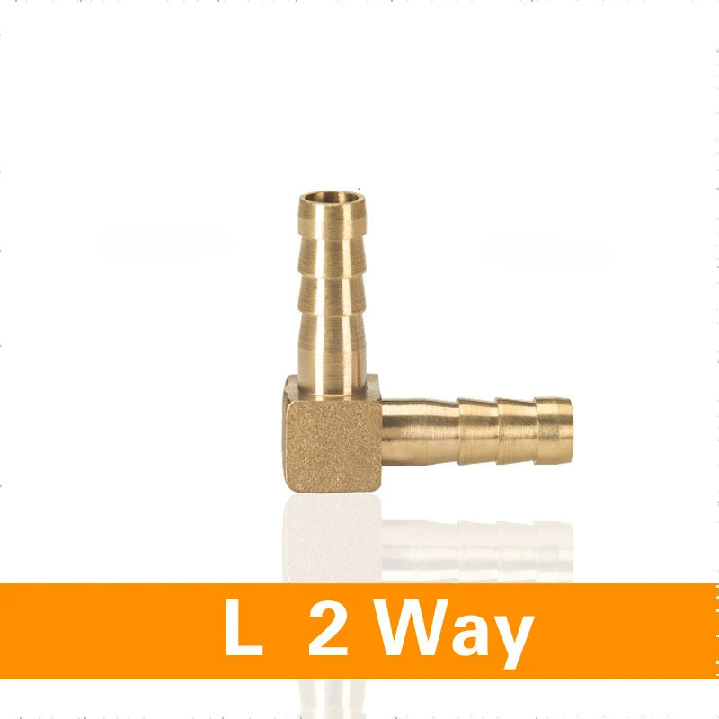 Brass Barb Pipe Fitting 2 3 4 way connector For 4mm 5mm 6mm 8mm 10mm 12mm 16mm 19mm hose copper Pagoda Water Tube Fittings