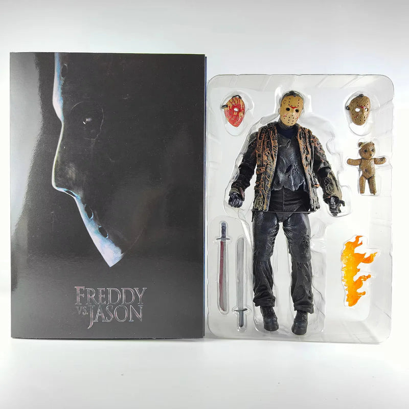 The 13th Figure Toys NECA Friday Freddy Jason Voorhees Blood Action Figure Jason Collectible Model Christmas Halloween Gifts
