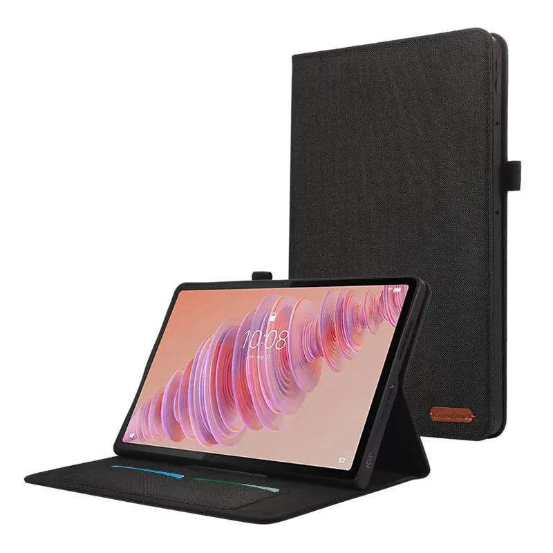 Luxury Flip Oxford Cloth Fabric Case For Lenovo Tab Plus 11.5 inch 2024 Tablet Protective Cover Hülle Coque Capa