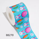 DIY Cartoon Easter Egg Bunny Printed Grosgrain Ribbon For Craft Supplies Sewing Accessories 5 Yards. 88266