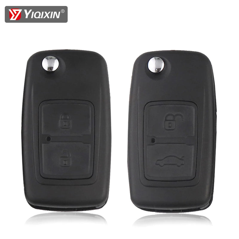 YIQIXIN Remote Car Key Shell Fob Cover Case For Chery Tiggo A5 A1 E5 A3 Fulwin Cowin EASTER Models 2009 Key Flip No Logo Uncut