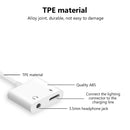Headphone Adaptador for IPhone 14 13 12 11 X 8 7 Plus Aux Audio Splitter for Lighting To 3.5mm Adapter Earphone Jack Cable