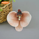 16Color Artificial Latex Phalaenopsis Butterfly Orchid Flowers Head DIY Wedding Christmas Decorative Shooting Props Accessories
