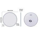 LUVODI Intelligent Illuminate Big Round Mirror for Bathroom Touch Screen Dimmable Anti-fog Bathroom LED Light Mirror