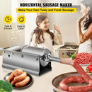 SucceBuy 3L5L 7L7.8L Horizontal Sausage Stuffer Food Processors 5 Filling Nozzles Kitchen Accessories Home Appliance for Hot Dog