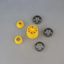 1/2Set Water Pipe Thread Plate Set 1/2" 3/4" PVC Thread Maker Tool with 3 Dies Plastic Pipe Tap Die Set for Electric Drill