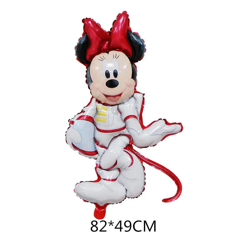 Disney Mickey Minnie Mouse Foil Balloon Baby Shower Birthday Cartoon Mickey Mouse Balloon Party Decoration Air Globos Supplies