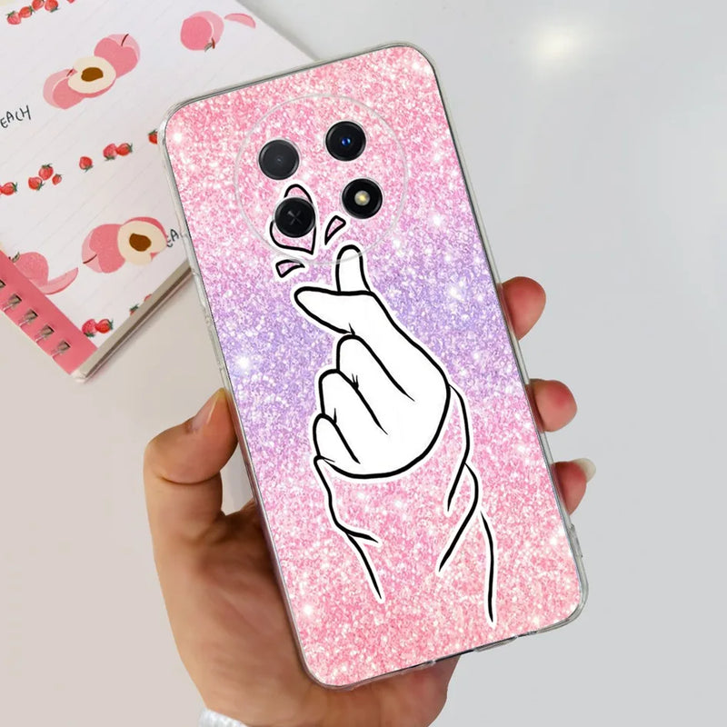 For Cover Huawei Nova Y91 Phone Case STG-LX1 STG-LX2 Silicone Transparent Capa Soft Coque For Huawei Nova Y91 Y 91 NovaY91 Funda